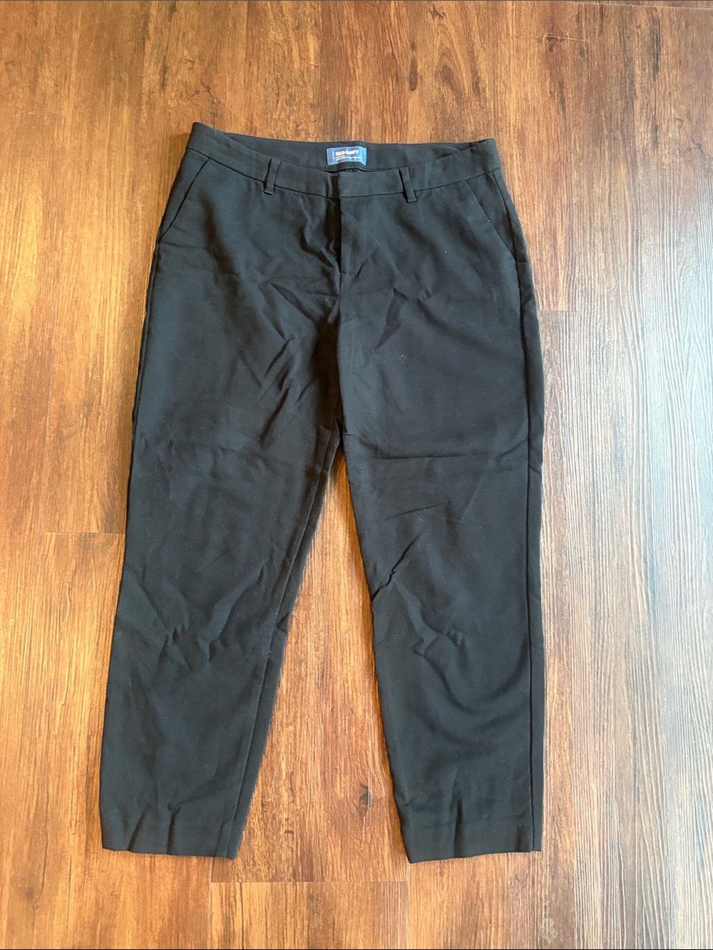 Old Navy Harper Mid Rise Black Women's Tailored Ankle Pants